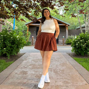 Perfect Match Tennis Skirt - Acorn *Clearance Sale*