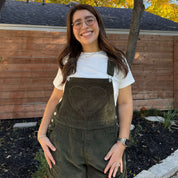 29" Corduroy Overall Jeans - Olive