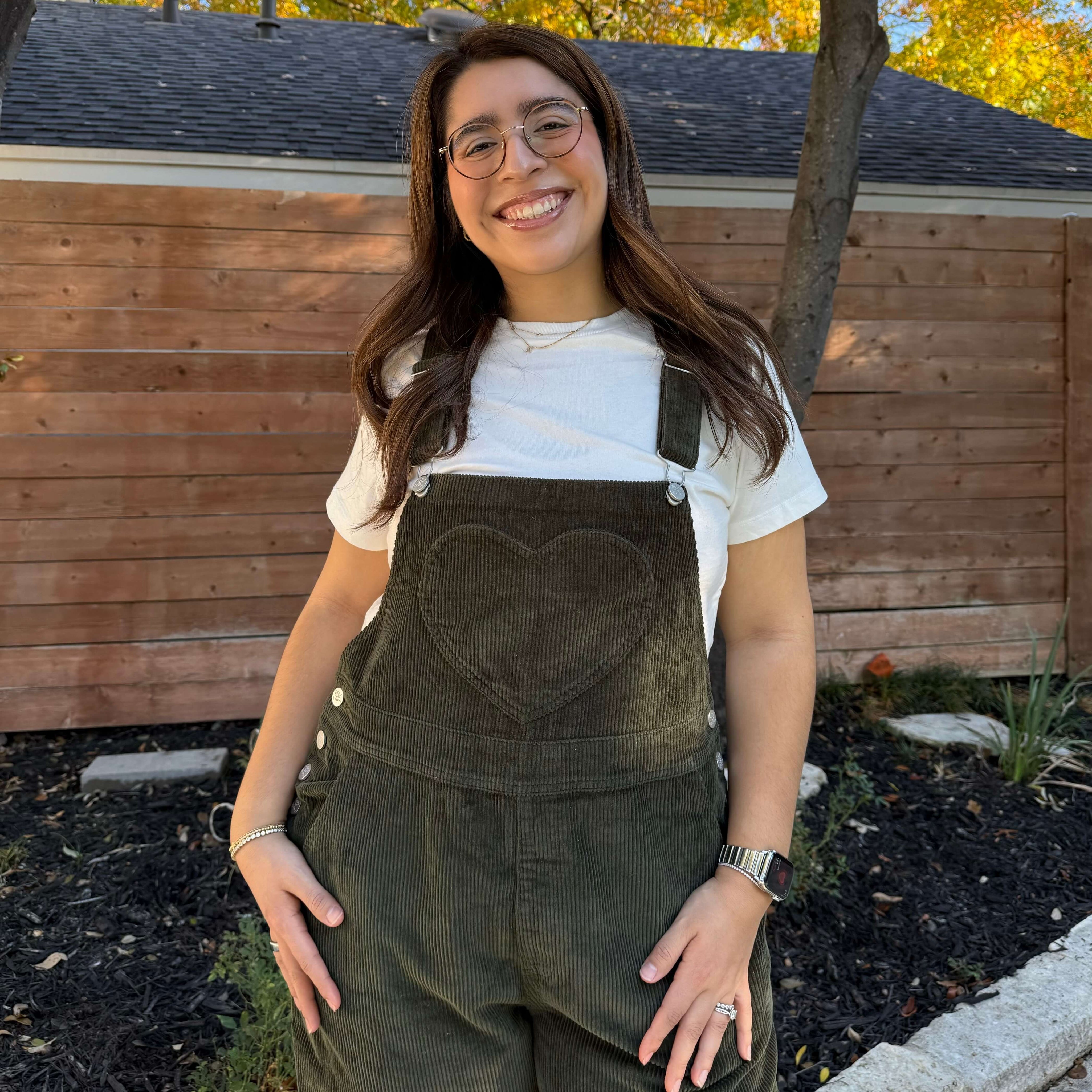 29" Corduroy Overall Jeans - Olive