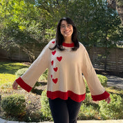 Daydreamer Sweater - Falling Hearts *Clearance Sale*