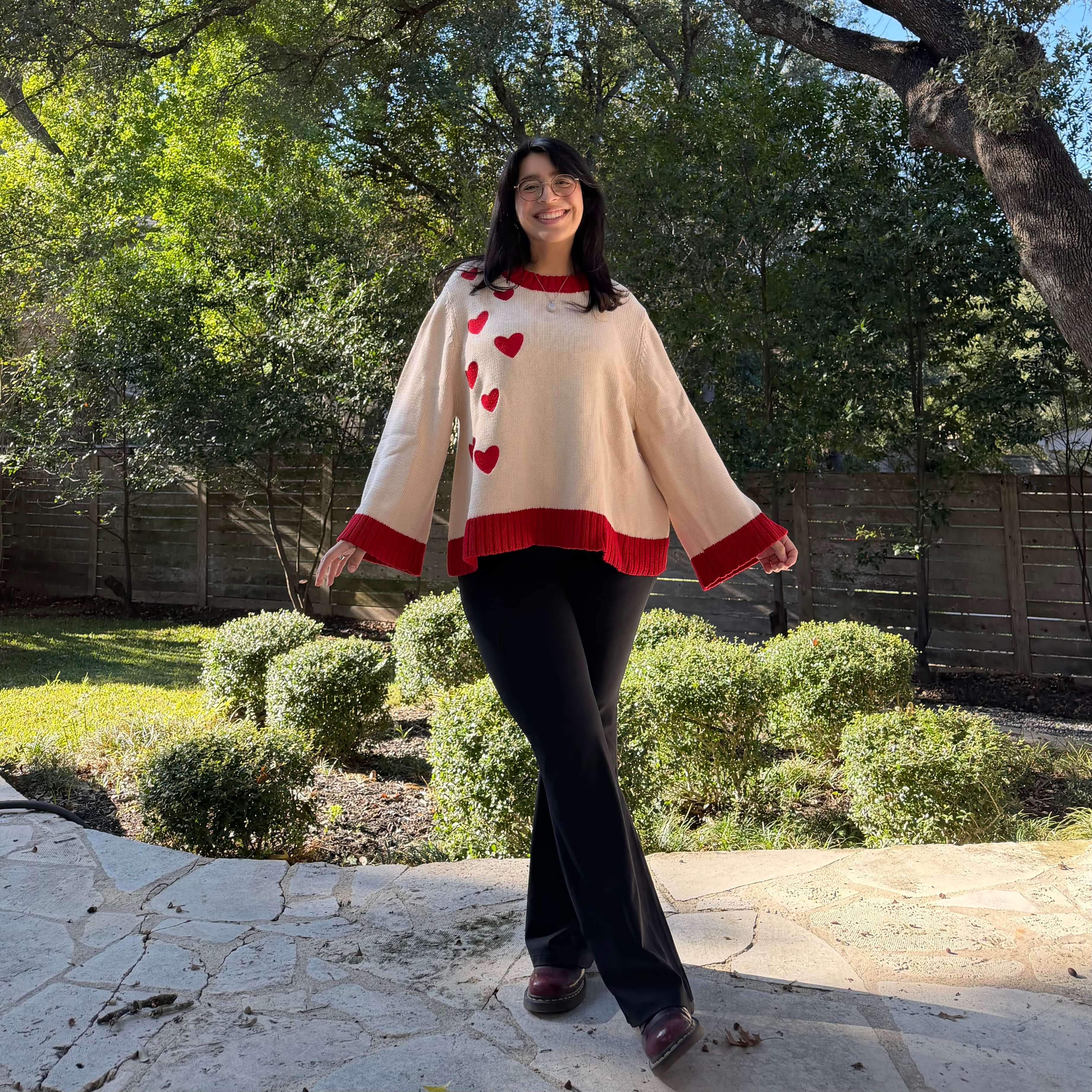 Daydreamer Sweater - Falling Hearts *Clearance Sale*