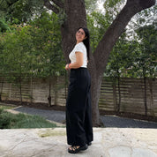 28" Inseam Picnic Pants - Solid Black *Clearance Sale*