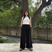 28" Inseam Picnic Pants - Solid Black *Clearance Sale*