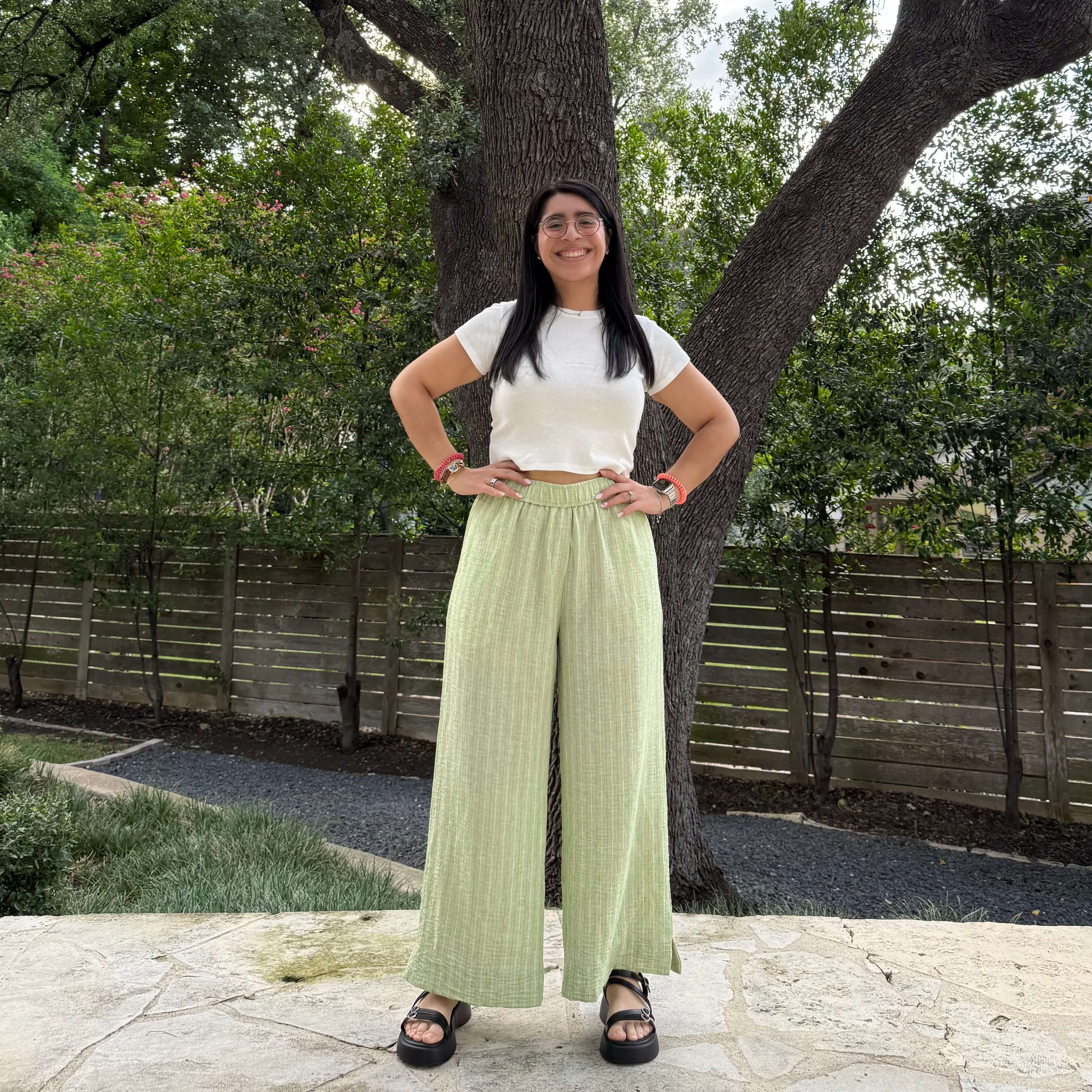 26" Inseam Picnic Pants - Celery *Clearance Sale*