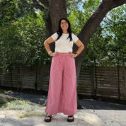 26" Inseam Picnic Pants - Red Gingham *Clearance Sale*