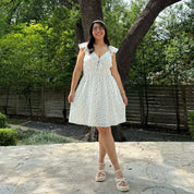 The Willow Dress - White Floral *Clearance Sale*