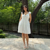 The Willow Dress - White Floral *Clearance Sale*