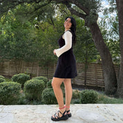 The Raven Dress - Black Corduroy *Clearance Sale*