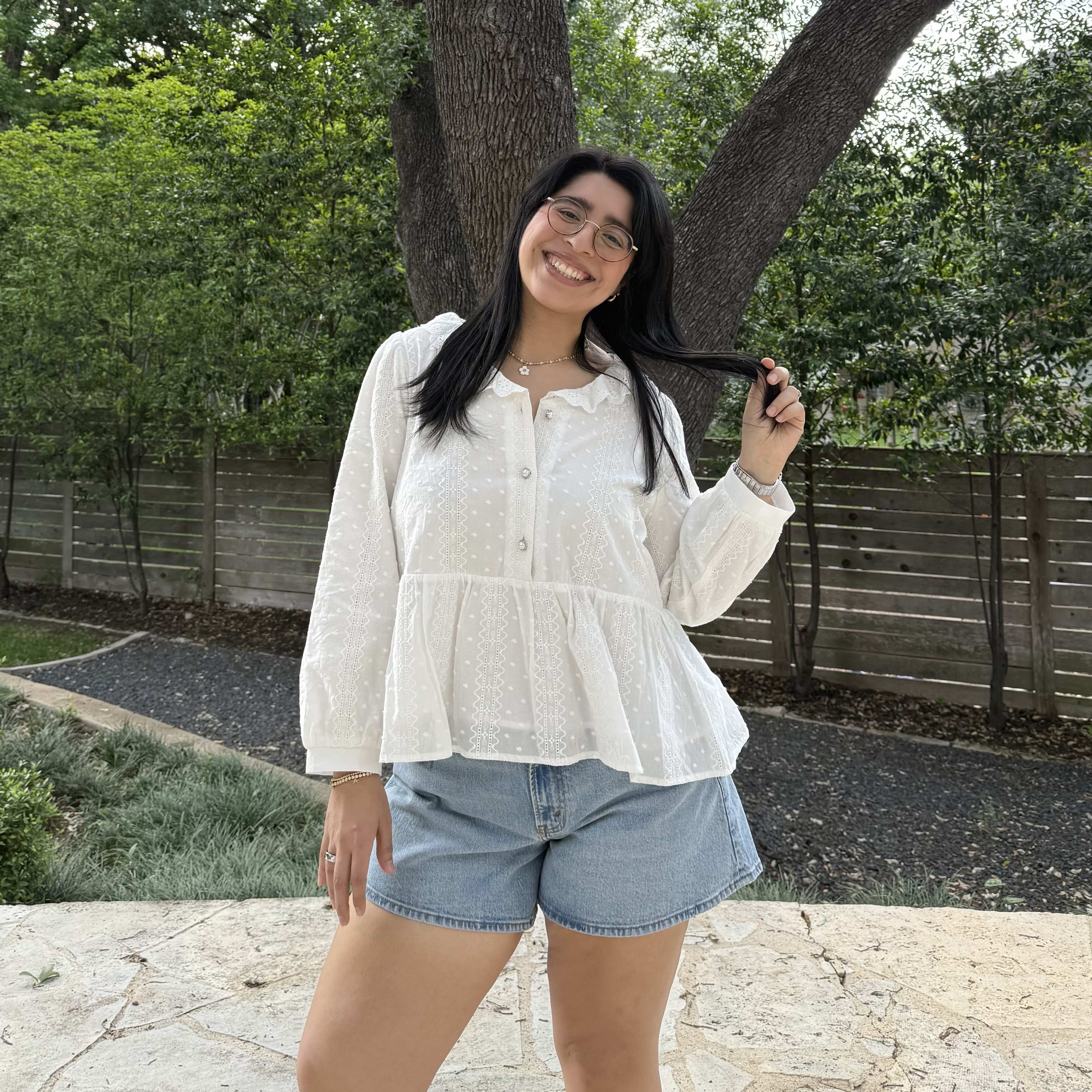 Cottage Blouse - Off-White *Clearance Sale*