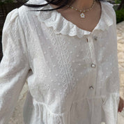 Cottage Blouse - Off-White *Clearance Sale*