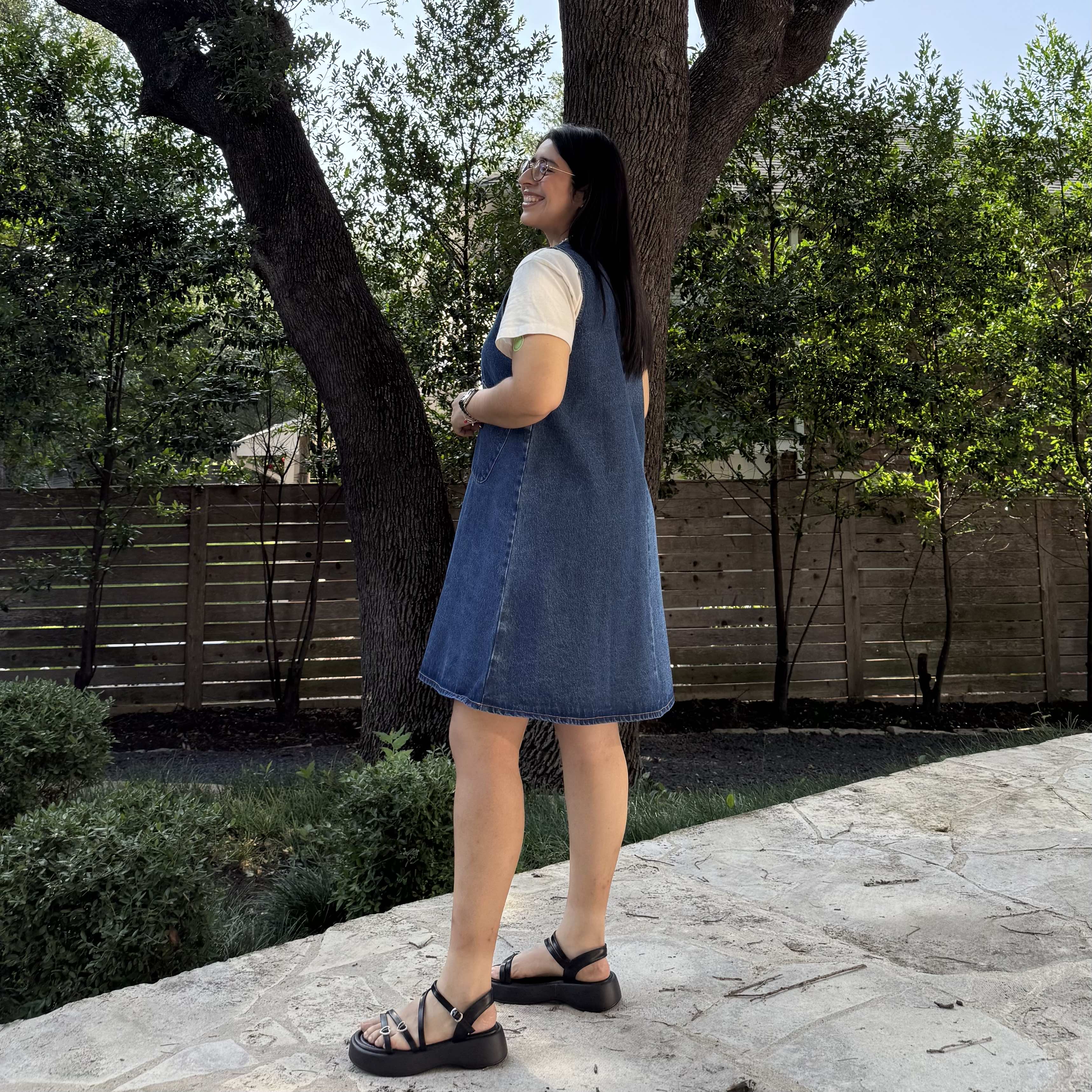 Denim Dress - Medium Wash *Clearance Sale*