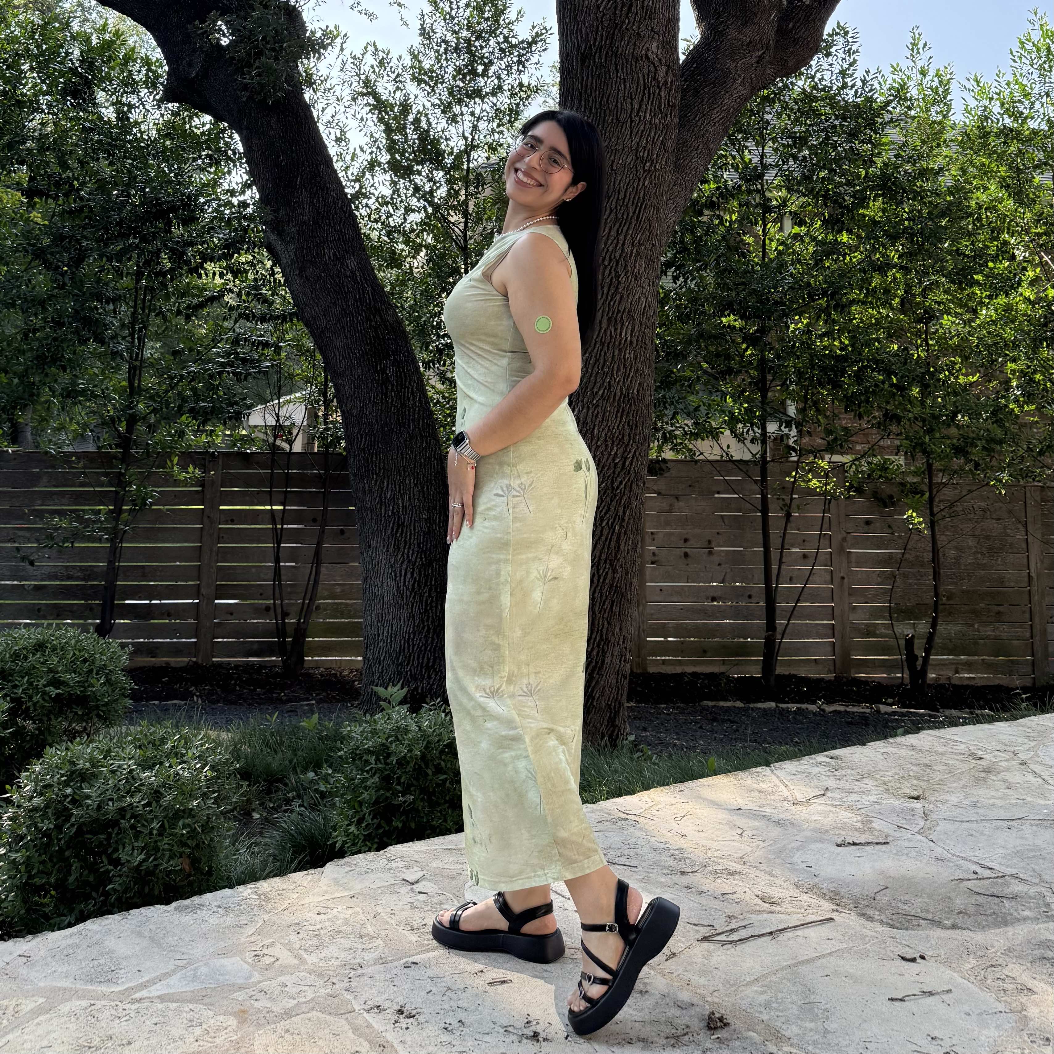 The Flora Dress - Green *Clearance Sale*