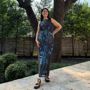 The Flora Dress - Midnight Blue *Clearance Sale*