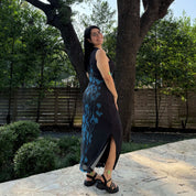 The Flora Dress - Midnight Blue *Clearance Sale*