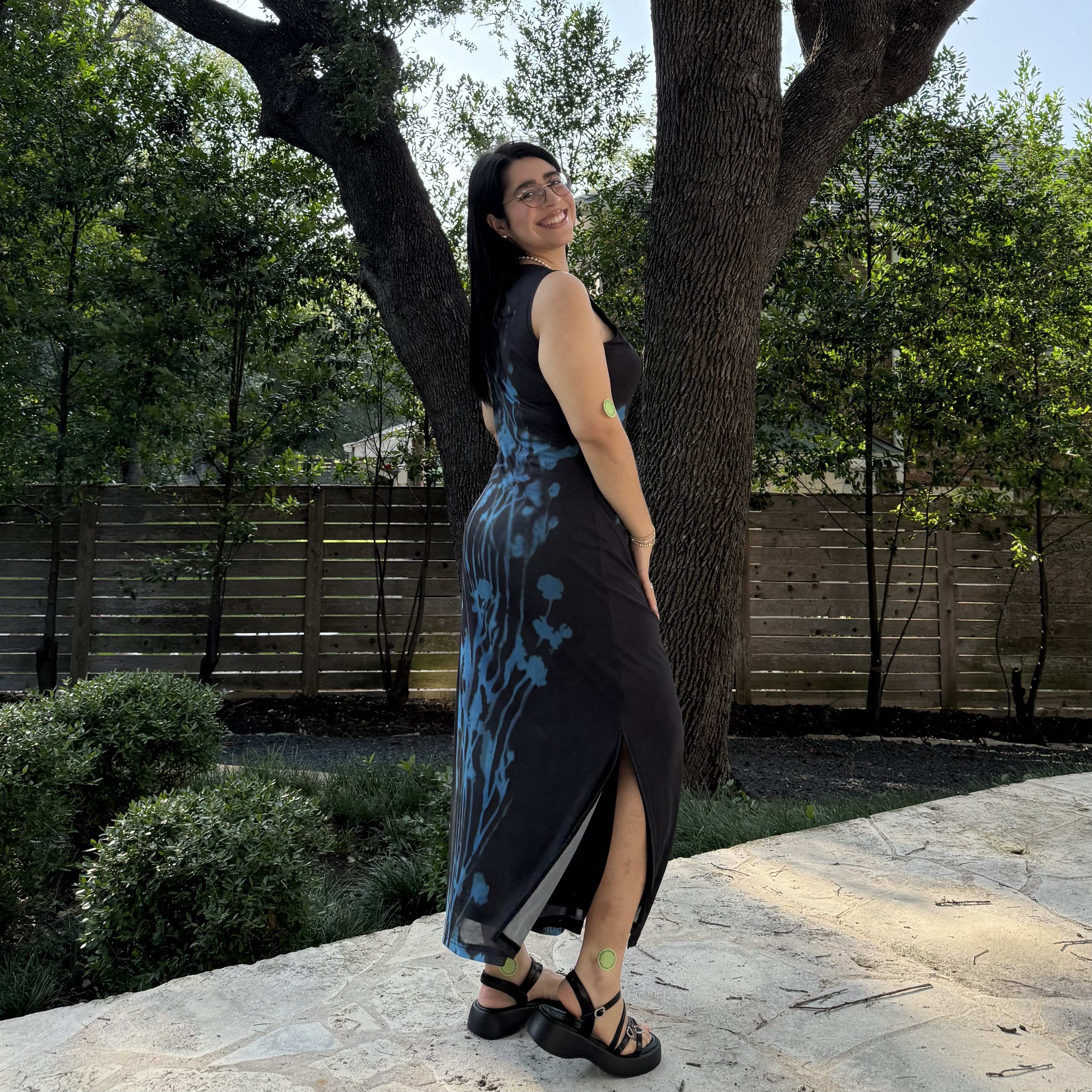 The Flora Dress - Midnight Blue *Clearance Sale*