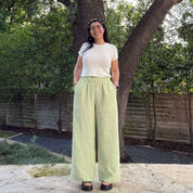 28" Inseam Picnic Pants - Celery *Clearance Sale*