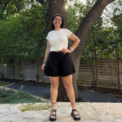 Summer Shorts - Solid Black *Clearance Sale*