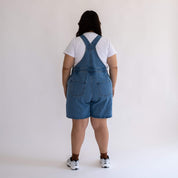 Denim Overall Shorts - Light Wash *Clearance Sale*
